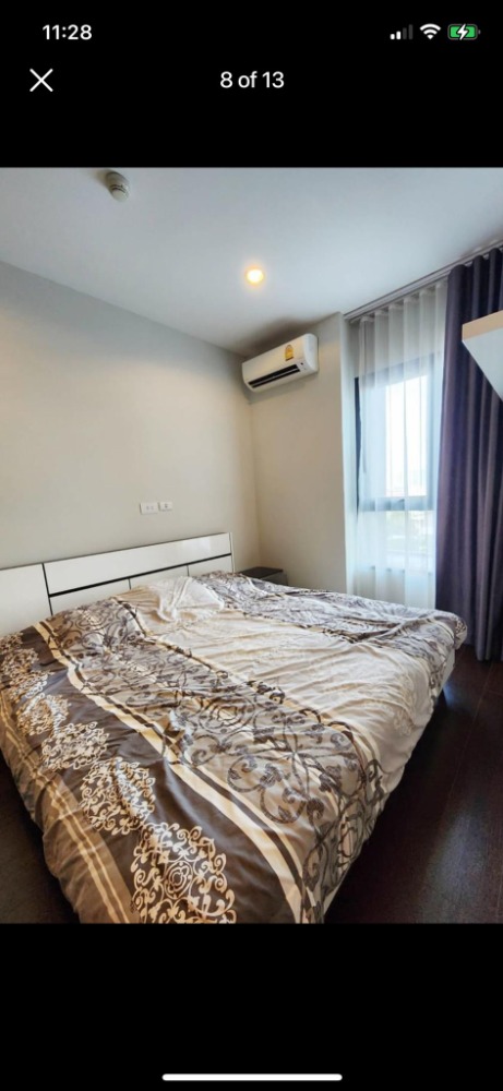 For RentCondoSukhumvit, Asoke, Thonglor : for rent The C Ekamai ♦Size 35 sq m, Floor 6th ♦1 bedroom, 1 bathroom♦Beautiful built-ins Fully furnished, ready to move in, very new room ♦ Swimming pool view