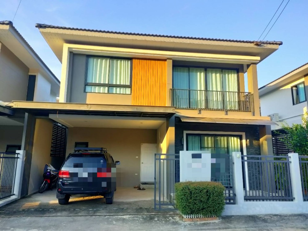 ขายบ้านอุดรธานี : ขายโครงการบ้านแสนสุขหนองขาม อุดรธานี  แบบ บ้านแฝด 2 ชั้น  4 ห้องนอน 3 ห้องน้ำ