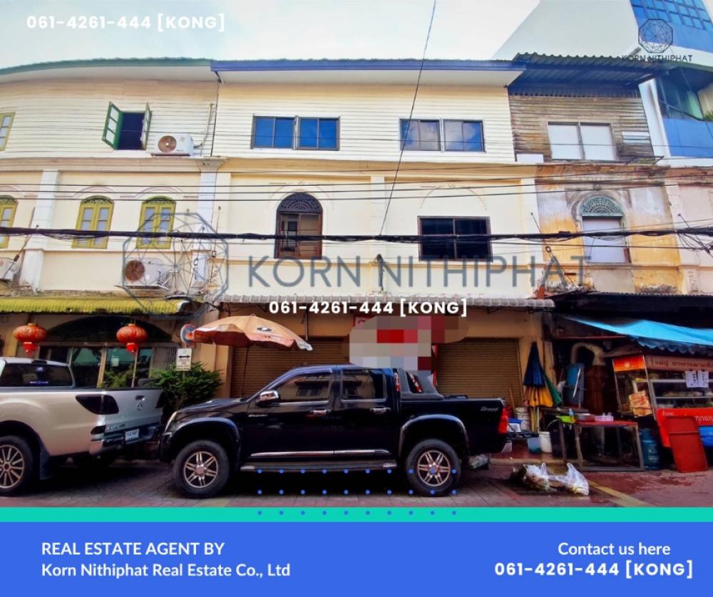 For RentShophouseYaowarat, Banglamphu : Commercial building for rent, 2 units, Yaowarat area, CHINA TOWN 🇨🇳🥘🔥 Suitable for restaurants / Mala / Chinese food / fish curry / seafood 🍤🦪 | Welcome to the cannabis shop CANNABIS WELCOME 🌿