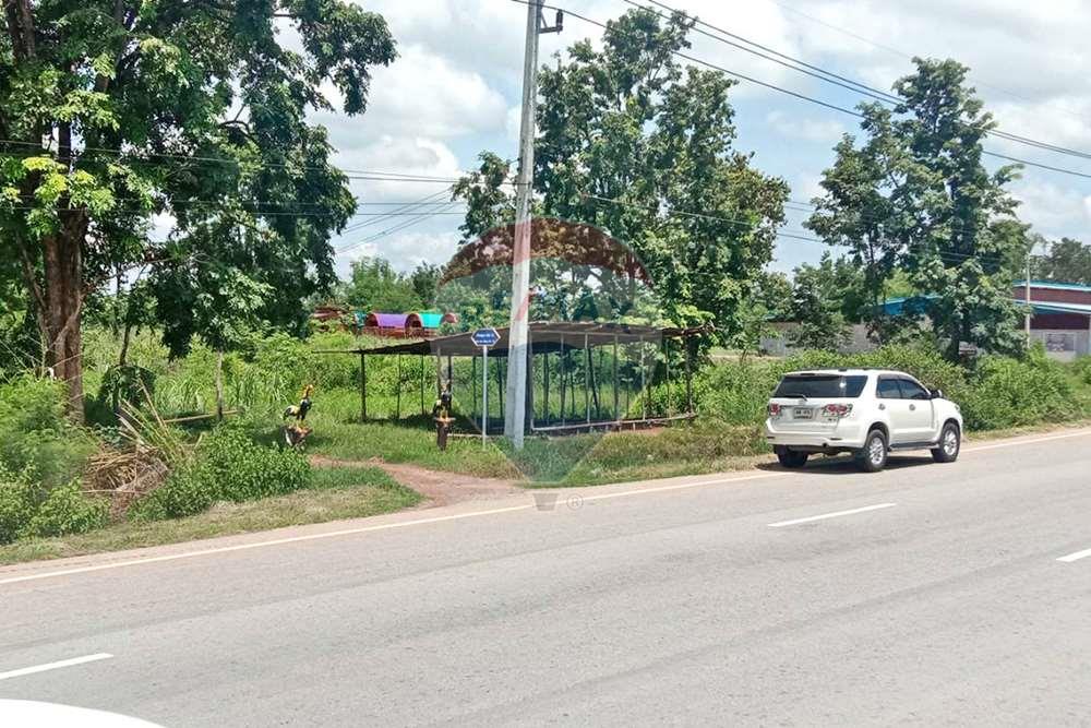 For SaleLandNong Khai : Land for sale, 9 rai 12 square wah, next to the road, Tha Bo District, Nong Khai Province - 920561001-214