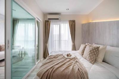 For SaleCondoThaphra, Talat Phlu, Wutthakat : Condo for sale, 1 bedroom, The Key Sathorn-Ratchapruek, 30.63 sq m., open view, minimalist style decoration.