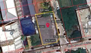 For SaleLandPattanakan, Srinakarin : Land for sale with building, 151 sq m, 700. BTS Suan Luang Rama 9 Station.