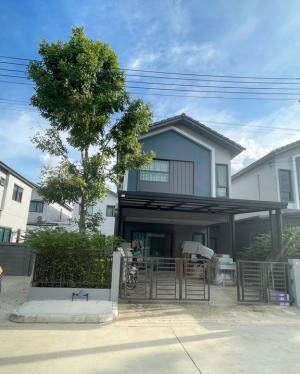 For RentHousePathum Thani,Rangsit, Thammasat : 🏡Anasiri Village, Bangkok, Pathum Thani 1🏡Semi-detached house, area 40 sq m, 4 bedrooms, 3 bathrooms, 2 parking spaces with garage roof, 3 air conditioners, 2 hot water heaters 🟧Rental price: Rent 17,000฿