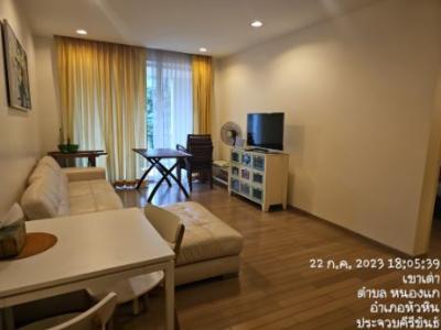 For SaleCondoHuahin, Prachuap Khiri Khan, Pran Buri : [Duplicate] Condo for sale, 5 star condo, next to the sea, 60 sq m., 2 common swimming pools, fitness center, common garden, 24-hour security system with CCTV.