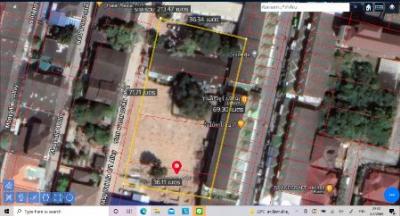 For SaleLandPattaya, Bangsaen, Chonburi : [Duplicate] Land for sale, suitable for building a house or apartment, land size 1 rai 2 ngan 65 sq m, near community areas.