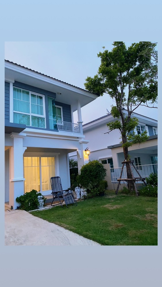 ให้เช่าบ้านสมุทรปราการ สำโรง : Single House for Rent Villaggio Bangna : วิลเลจจิโอ บางนา 3beds 2bahts Near ABAC University