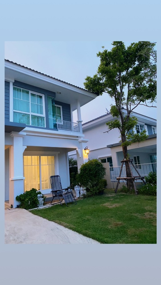 For RentHouseSamut Prakan,Samrong : Single House for Rent Villaggio Bangna : Villaggio Bangna 3beds 2bahts Near ABAC University