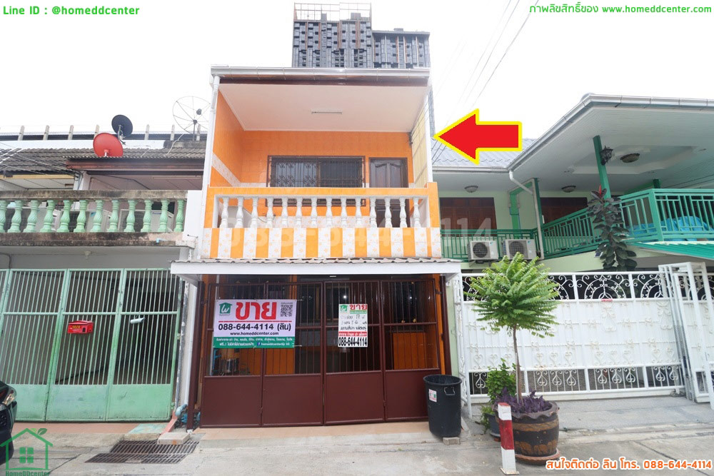 For SaleTownhouseOnnut, Udomsuk : Second-hand house for sale, 2-story townhouse, 17 square meters, Soi Punnawithi 7, Sukhumvit 101, Bang Chak, Phra Khanong, near BTS Punnawithi Station.