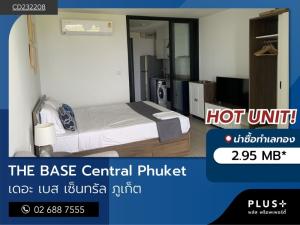For SaleCondoPhuket : Condo for sale in Phuket THE BASE Central, 5 minutes walk to Central Foresta.