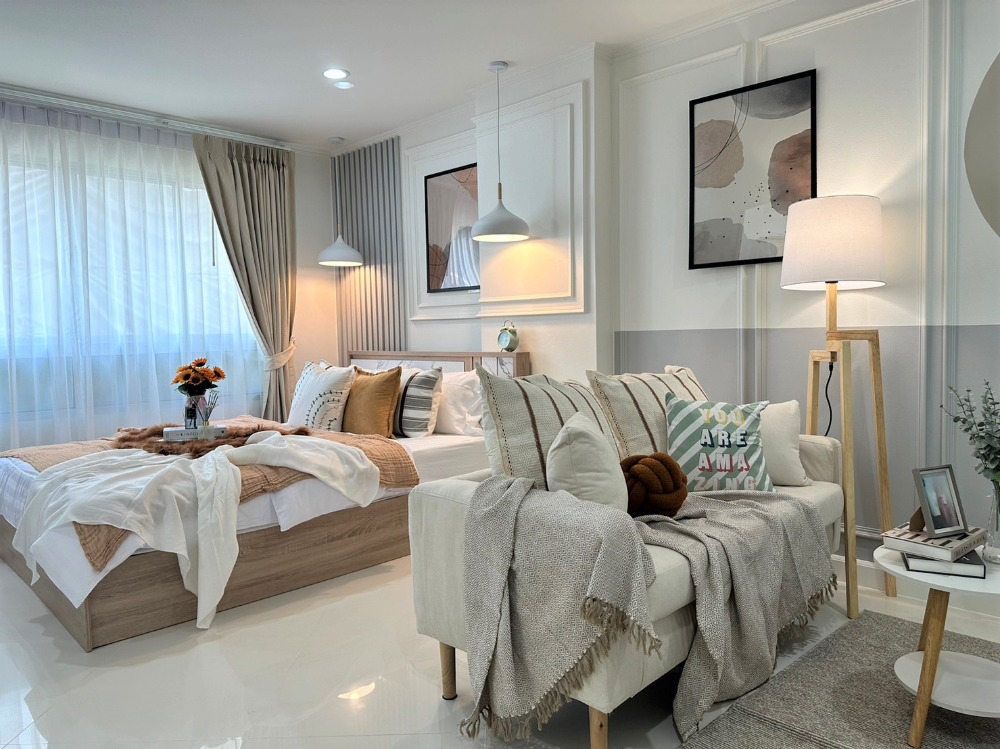 ขายคอนโดรัชดา ห้วยขวาง : ห้องตกแต่งใหม่เอี่ยม แอร์ใหม่ สตูดิโอ 30.5 ตรม ครัวแยก ขายเพียง 2.29 ล้าน