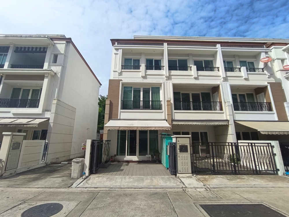 For SaleHouseRama3 (Riverside),Satupadit : BB250 3-story townhome for sale, Baan Klang Krung, Rama 3 𝐁𝐀𝐀𝐍 𝐊𝐋𝐀𝐍𝐆 𝐊𝐑𝐔𝐍𝐆 𝐑𝐀𝐌𝐀 𝟑