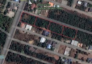 For SaleLandRatchaburi : On a large rectangular plot next to the road, close to the community.
