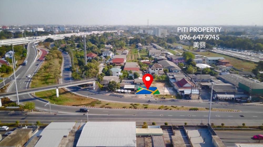 For SaleLandSeri Thai, Ramkhamhaeng Nida : 🚩Land for sale next to Seri Thai Road, 2,525.40 square meters, suitable for a housing project. The front is next to Seri Thai Road. The back is next to the canal. Very cheap price. Hurry and reserve it.