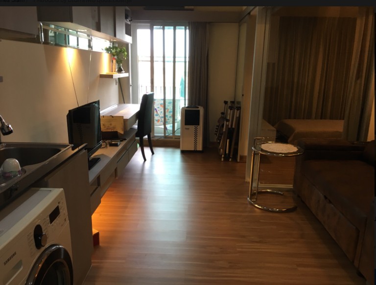 For RentCondoSiam Paragon ,Chulalongkorn,Samyan : Condo The Seed Memories Siam, fully furnished, 38 square meters.