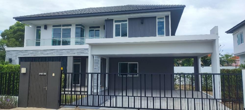 ขายบ้านเชียงใหม่ : บ้านใหม่​ โครงการคุณภาพจาก​ ​land&houses​  ไม่เคยเข้าอยู่​ ติดสวนส่วนกลาง​ วิวหลักล้าน