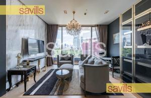 For RentCondoSilom, Saladaeng, Bangrak : Saladaeng One condo for rent 1 bed and 1 bath 57 sq.m. Lumpini park view Near BTS Saladaeng