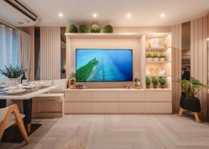 For SaleCondoRama3 (Riverside),Satupadit : NF72-For sale Fortune Condo Narathiwat 24 or Sathu Pradit 19, 8th floor, building has 14 floors, 86. sq m, city view, swimming pool view. 2 bedrooms, 2 bathrooms With furniture, fully decorated + electrical appliances as shown in the picture.