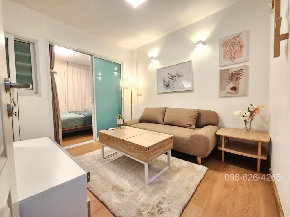 For SaleCondoPattanakan, Srinakarin : Beautifully decorated room for sale, Condo Bliss Condominium Rama 9 - Hua Mak, 1 bedroom, 28.89 sq m., near Airport Link and MRT Yellow Line, Hua Mak Station, only 600 m.