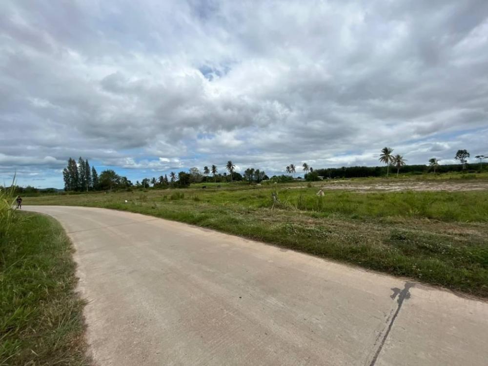 For SaleLandHuahin, Prachuap Khiri Khan, Pran Buri : Land for sale, 10 rai, Huai Mongkol Temple Intersection. Near Ruean Nam Phueng Restaurant, 900,000 baht per rai.