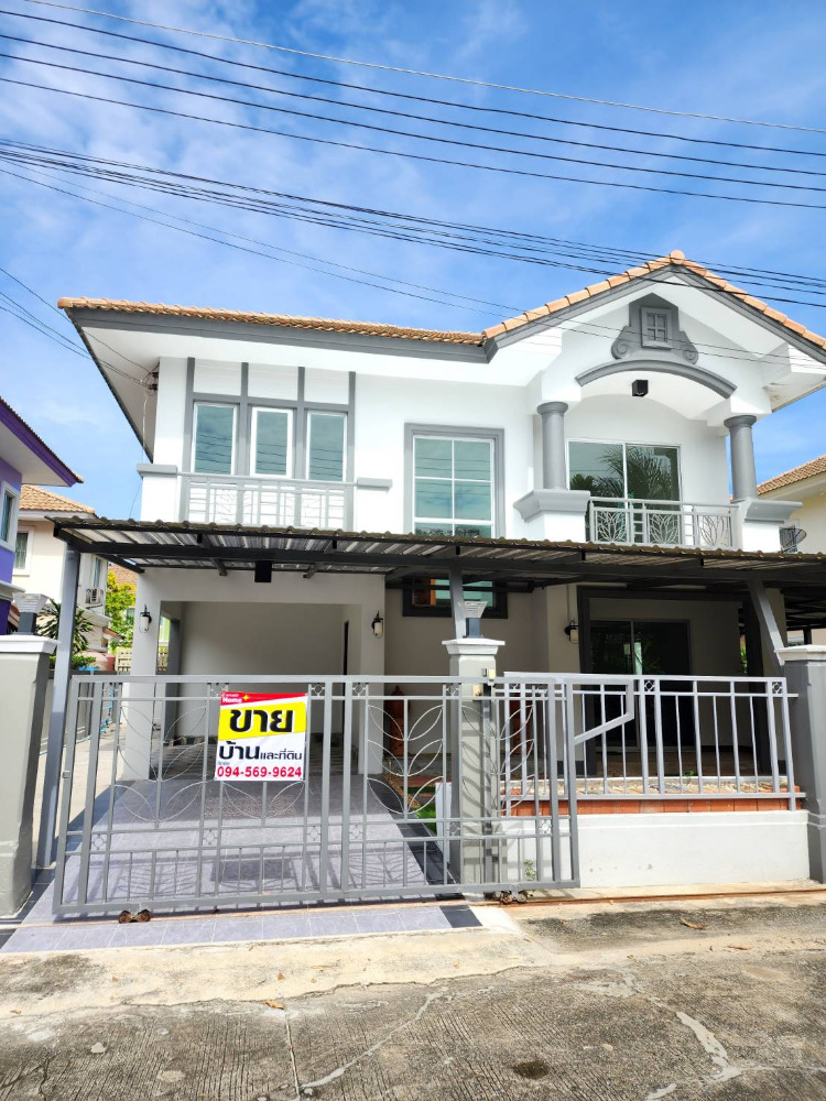 ขายบ้านปทุมธานี รังสิต ธรรมศาสตร์ : ขาย บ้านเดี่ยวหมู่บ้านพฤกษาวิลเลจ1 (ราคาคุยได้) บ้านแต่งสวยหรู 2 ชั้น 50.7ตรว 250 ตรม