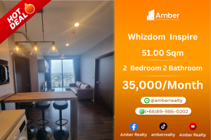 ให้เช่าคอนโดอ่อนนุช อุดมสุข : ⭐️Rent Whizdom Inspire Price 35,000 THB⭐️