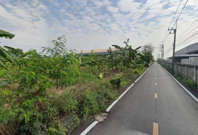 For RentLandPathum Thani,Rangsit, Thammasat : Land for rent, Khlong Si, Khlong Luang, Pathum Thani, 2 rai, near Kanchanaphisek Road, only 900 m.