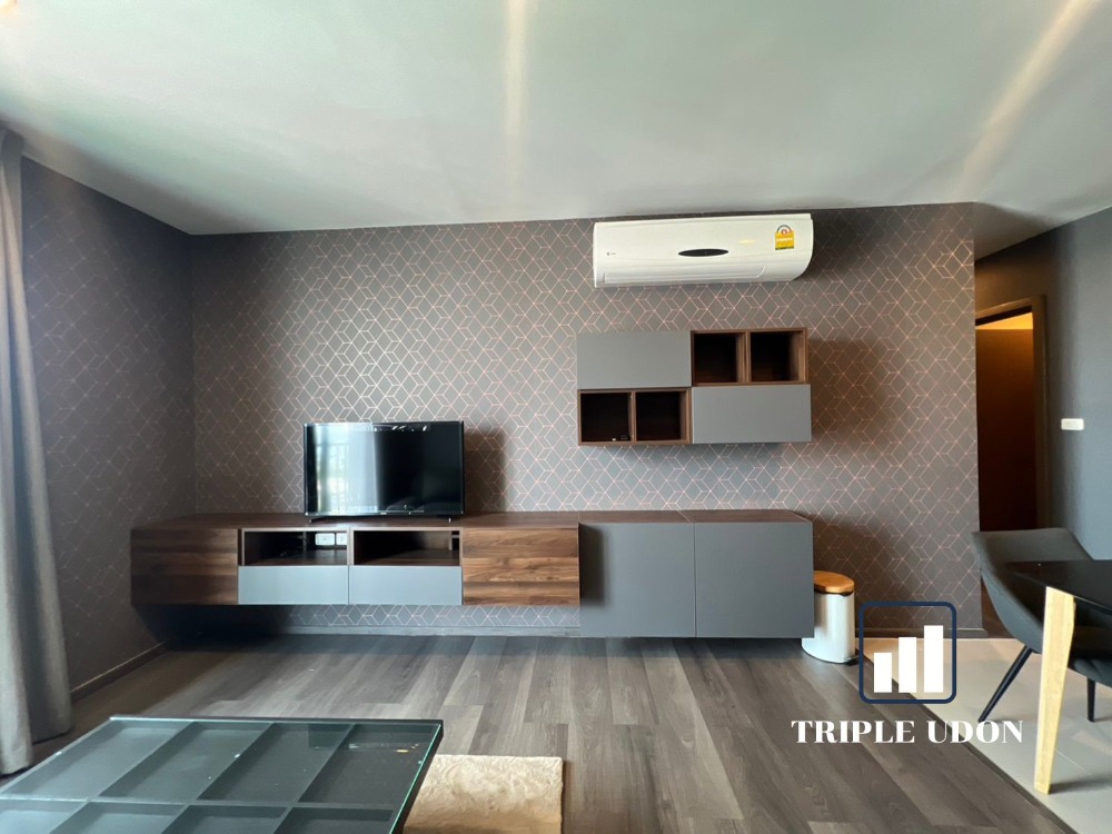 For SaleCondoUdon Thani : 🌟Sold with tenant🌟The Base Height Condo - Udon Thani has high security. Fully furnished 🌟