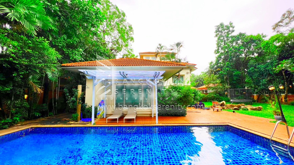 ให้เช่าบ้านบางนา แบริ่ง ลาซาล : Pool Villa For rent at Bangna-near Bangkok Patana School