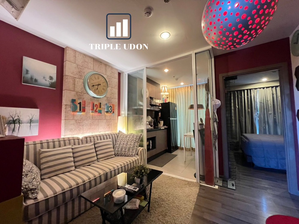 For SaleCondoUdon Thani : 🌟For sale🌟Condo The Base Height - Udon Thani, high security. Fully furnished 🌟
