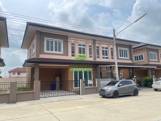 ขายบ้านปทุมธานี รังสิต ธรรมศาสตร์ : หมู่บ้านชลิดา คลอง 11 บึงน้ำรักษ์ BAAN CHALIDA RANGSIT-KLONG 11 ขายด่วน บ้านแฝด 2 ชั้น เนื้อที่ 36.90 ตร.ว ใหม่ สวย พร้อมอยู่