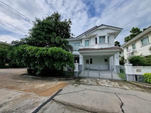 For SaleHouseLadkrabang, Suwannaphum Airport : WW918 Single house for sale, Manthana On Nut-Wongwaen 2 (Sukhapiban 2)