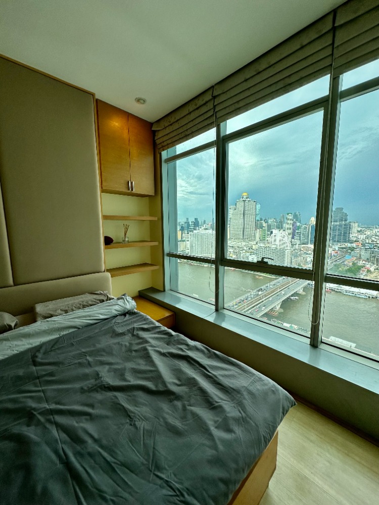 ขายคอนโดวงเวียนใหญ่ เจริญนคร : 🌇 คอนโดบ้านสาทร-เจ้าพระยา ห้องมุม  พท. 80 ตร.ม. ชั้น 29 วิวแม่น้ำ! 🏞️