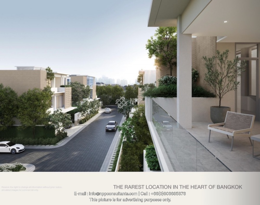 ขายบ้านพระราม 9 เพชรบุรีตัดใหม่ RCA : Noble Terra Rama 9. The last house of this type in the project!