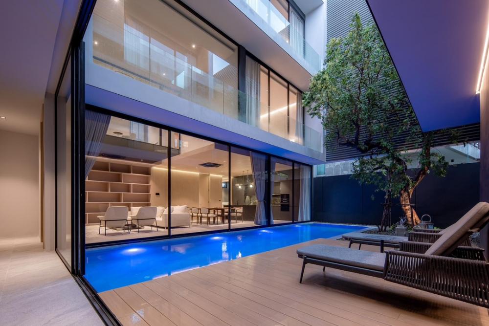 ขายบ้านเกษตรศาสตร์ รัชโยธิน : Selling : Pool Villa House in Ramintra , 3 Storeys , 4 Beds 5 Bath , 2 Living Room , 4 Parking lot 🔥🔥Selling Price : 55,000,000 THB 🔥🔥#commercials #restaurant#takeover#ultraluxuryrealestate#singlehuse#sellinghouses #condoforsellbangkok#PSLivingMore Inform