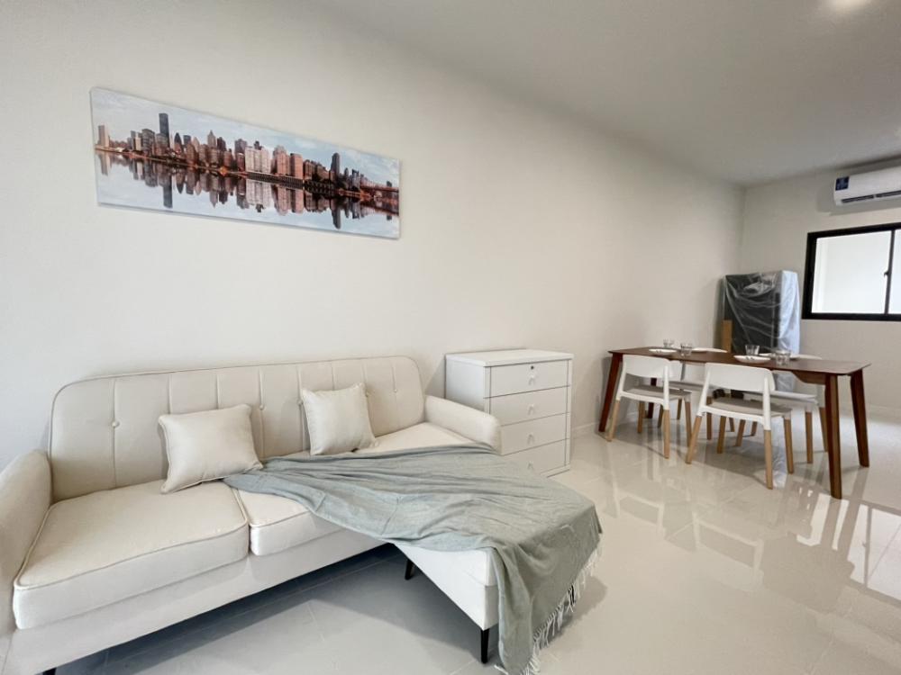 For RentTownhouseBangna, Bearing, Lasalle : [Owner Post] New townhome for rent, Altitude Kraf Bangna, 2 storey, 2 bed, 2 bath, beautifully decorated, Fully furnished, electric appliances!!