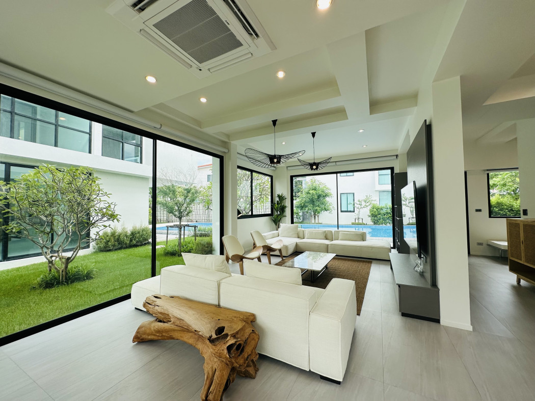 ให้เช่าบ้านสุขุมวิท อโศก ทองหล่อ : ให้เช่า บ้านเดี่ยว Pool Villa2 สุขุมวิท71 บ้านใหม่ ใกล้รถไฟฟ้าพระโขนง เพียง 10 นาทีถึงเอกมัย