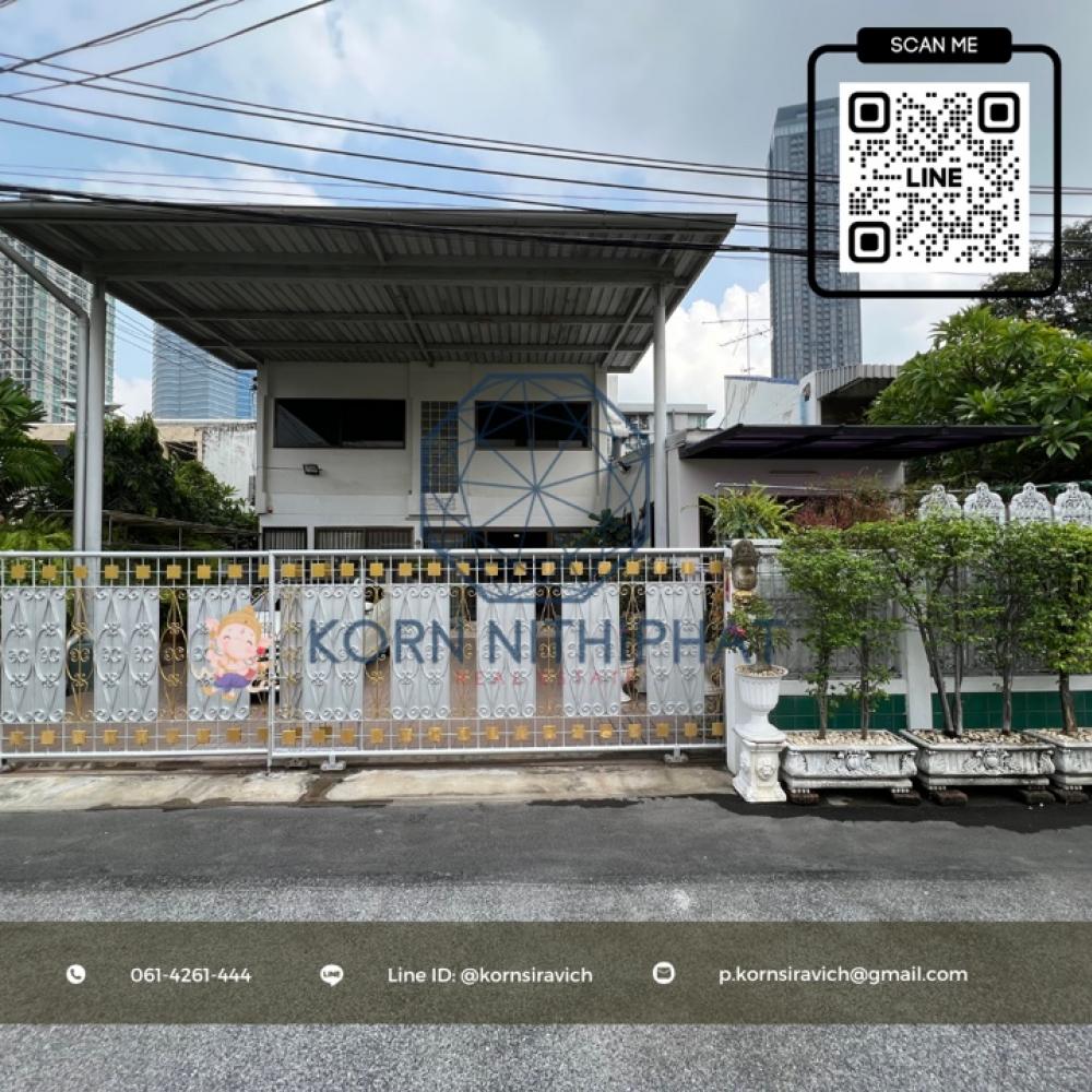 For SaleLandSukhumvit, Asoke, Thonglor : Announcement for sale of land 67 square wah with buildings, Soi Sukhumvit 49, Khlong Tan Nuea Subdistrict, Watthana District, Bangkok 10110