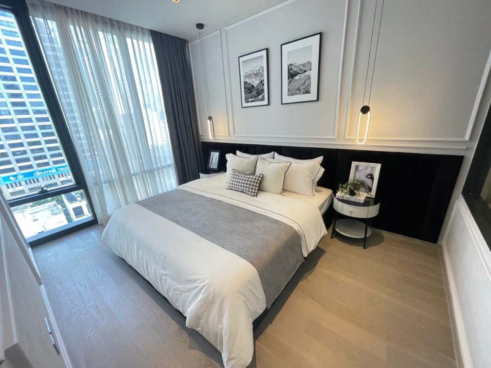 For SaleCondoSilom, Saladaeng, Bangrak : ⚡Urgent⚡ Tight promotion✨ 2 bedrooms, 2 bathrooms, fully furnished ✔First hand✔ Project room ✨