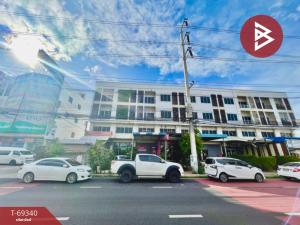 For SaleShophouseSamut Songkhram : Commercial building for sale, 3 and a half floors, next to the main road, Lat Yai, Samut Songkhram.