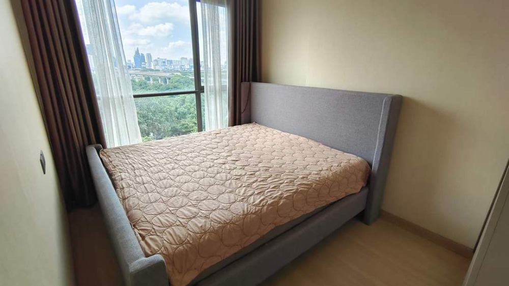 For RentCondoRama9, Petchburi, RCA : Lumpini Suite for rent Phetchaburi - Makkasan, large room, 40 sq m., 2 bedrooms, 1 bathroom, high floor, beautiful view