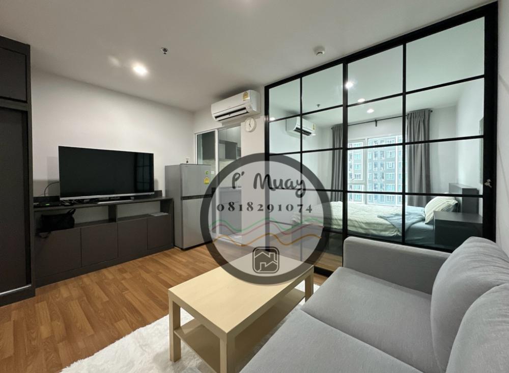 For SaleCondoBang Sue, Wong Sawang, Tao Pun : 💥💥Urgent sale ✨Beautiful built-in room, room divider, 2 air conditioners, beautiful view‼️Next to the fire escape. Next to one neighbor‼️ #Regent Home Bang Son 27 ❤️ Selling for 1.6 million baht ➡️ Transfer fee + tax is half each.