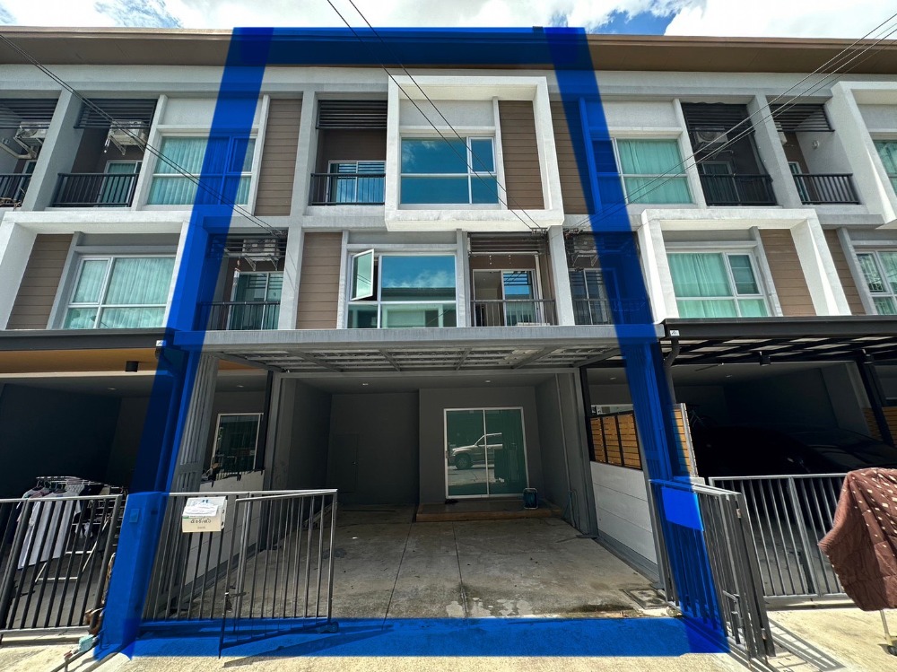 For SaleHouseRama 2, Bang Khun Thian : Selling below cost!!! Townhome project Baan Lumpini Town Park Thakham-Rama 2 with built-in furniture throughout the house, 19.6 sq m.