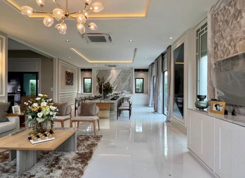 ขายบ้านสมุทรปราการ สำโรง : For Sale Samut Prakan Single House The City Bangna Kanchanaphisek Bang Phli BRE18358