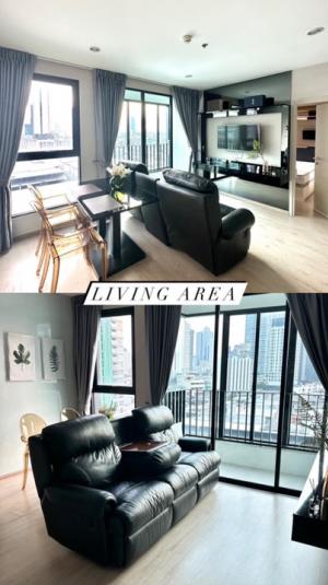 For RentCondoSiam Paragon ,Chulalongkorn,Samyan : Condo for rent🔥Ideo Q Chula - Samyan🔥9th floor🔥48 sq m.🔥2 Bed🔥Room ready to move in🔥Fully furnished🔥 R2609-07