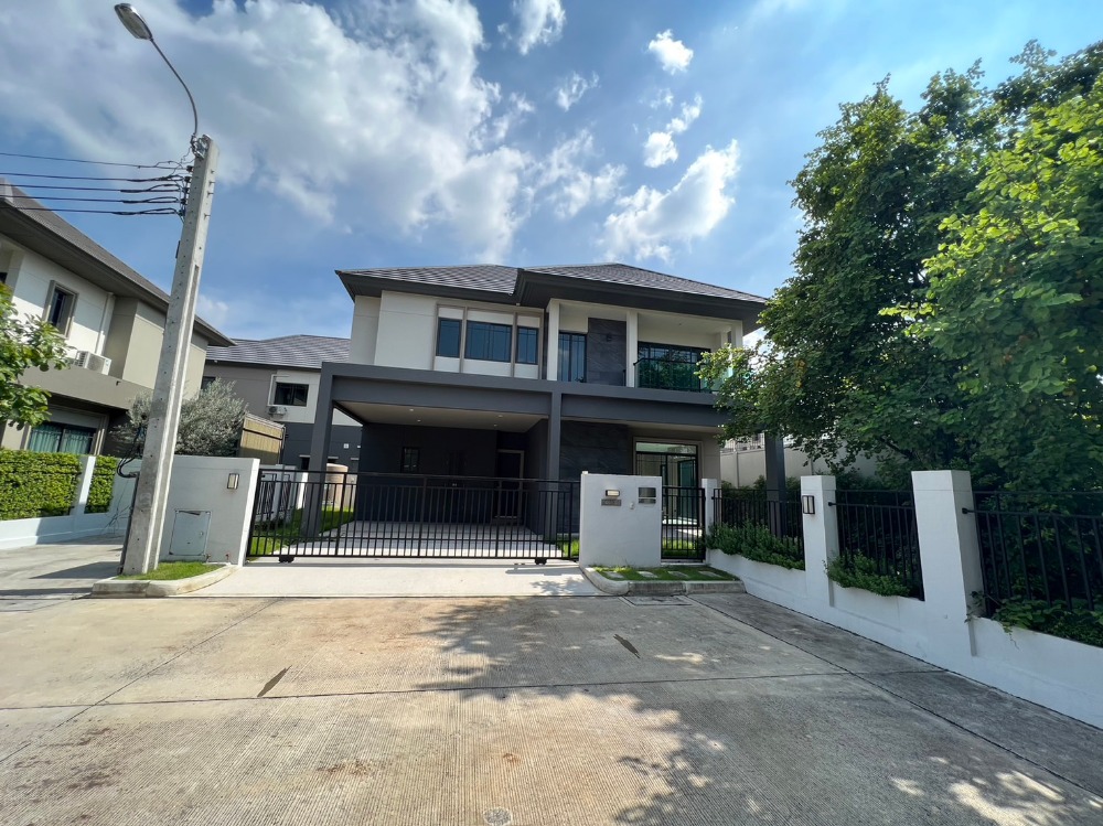 For SaleHouseSeri Thai, Ramkhamhaeng Nida : LL87 for sale, 2-story detached house (new house), Bangkok Boulevard Ramintra-Serithai 2 project *never lived in*