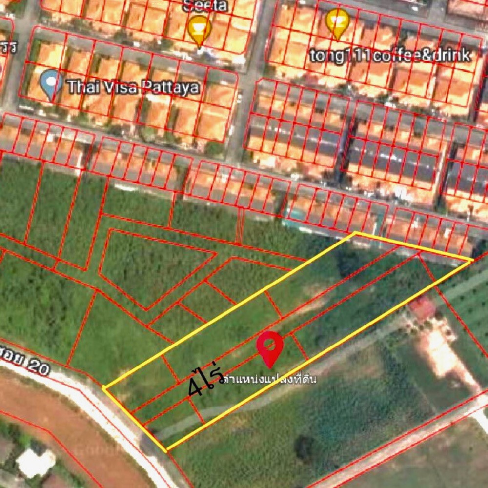 For RentLandPattaya, Bangsaen, Chonburi : Land for rent in Pattaya, 6400 SQM