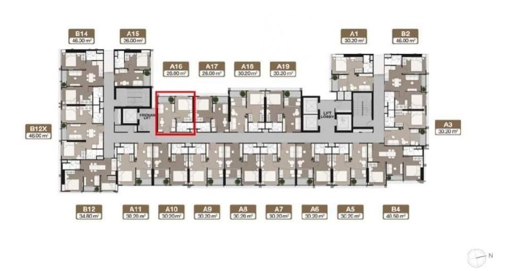 ขายดาวน์คอนโดพระราม 9 เพชรบุรีตัดใหม่ RCA : เจ้าของขายเอง ขายดาวน์  Nue District R9 ตึก R ชั้น 25 ตำแหน่งหายาก