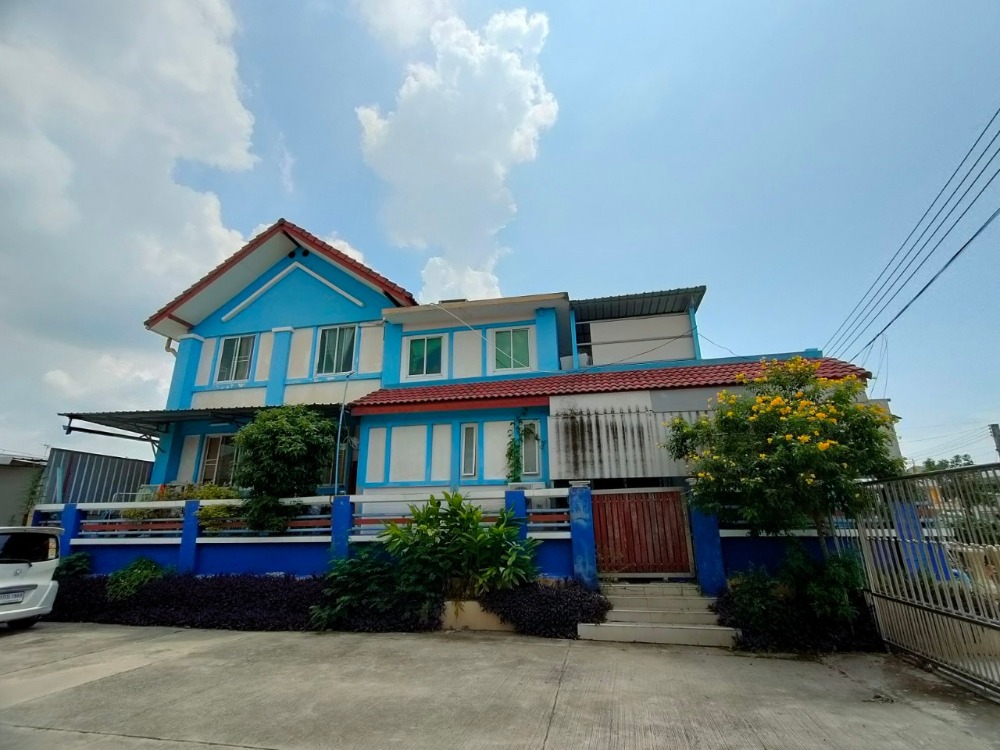 For SaleHouseRama 2, Bang Khun Thian : Single house for sale Pa Ploen Village Single house Rama 2, Single house Bang Khun Thian-Seaside House with warehouse