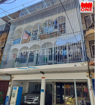 For SaleShophouseBang Sue, Wong Sawang, Tao Pun : Commercial building for sale, 2 units, 4 floors, Soi Bangkok-Nonthaburi 2, Bang Sue.