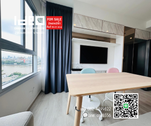 For SaleCondoPinklao, Charansanitwong : 2 bedrooms, corner room, wide front, receives the breeze 𝐼𝑑𝑒𝑜 𝐶ℎ𝑎𝑟𝑎𝑛70, sees the river closest 📲 082-4499822 Prae 💬Line: cnd6556